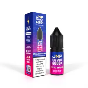 Mixed Berries Nic Salt E liquid by JNP Bar Salts 6000 10ml 